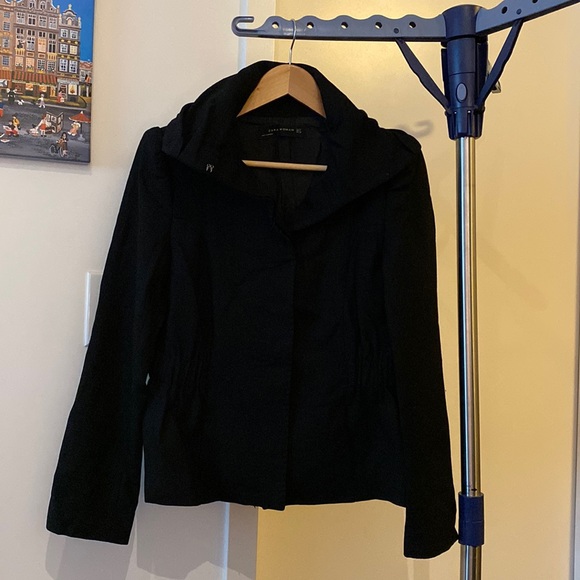 Zara pea coat - Picture 1 of 4